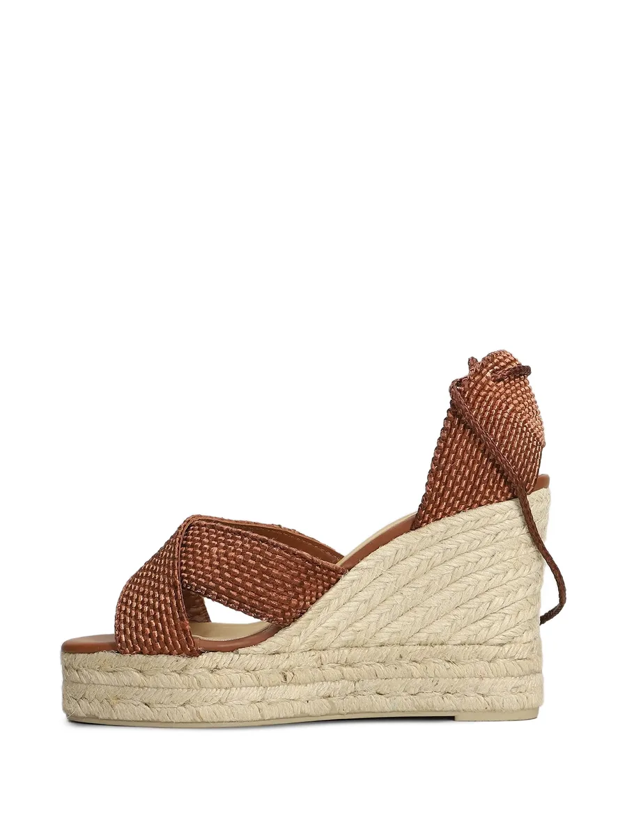 Becca cross-strap wedge sandals 7
