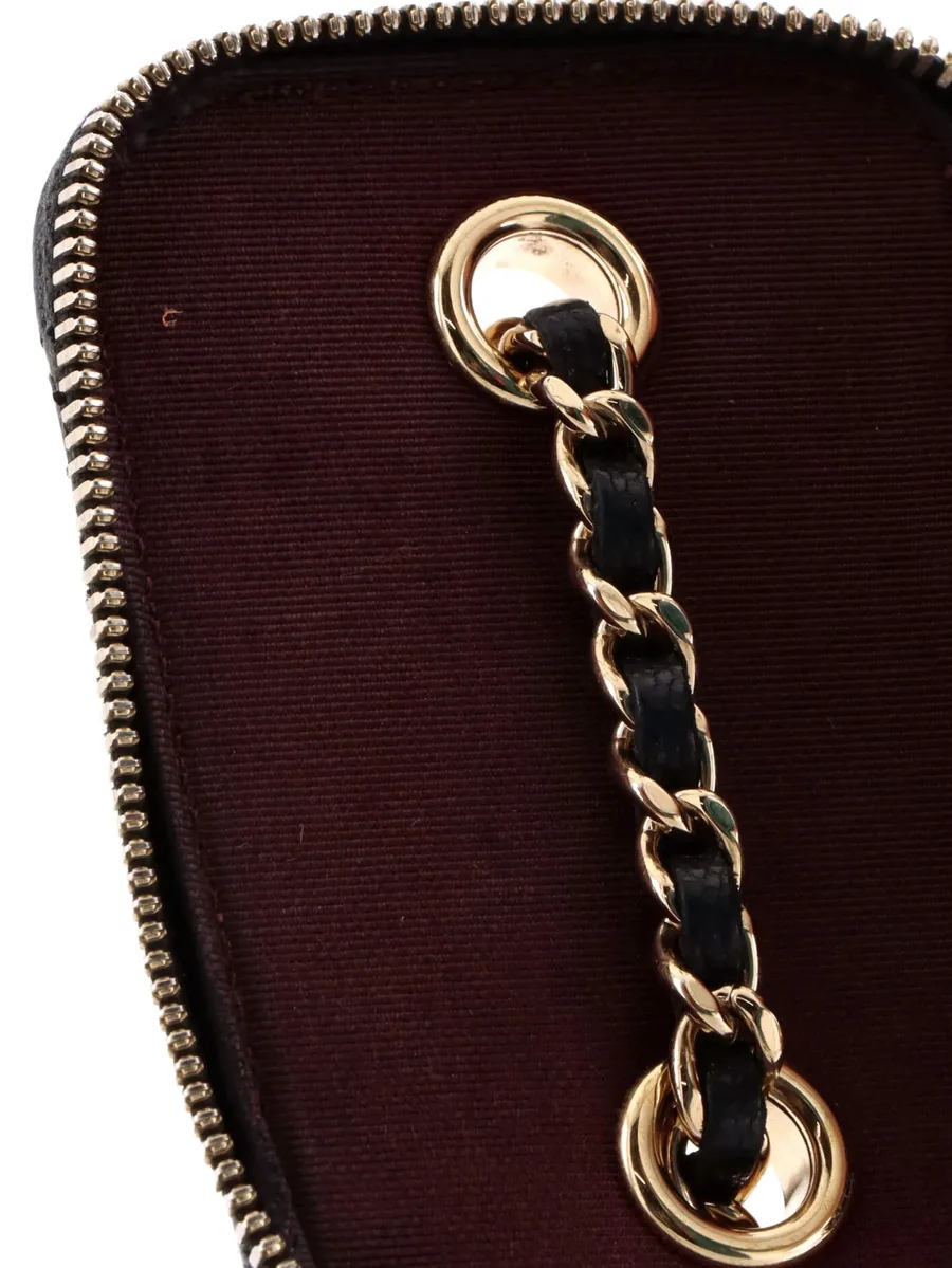 мини-сумка Classic Vanity Case with Chain Quilted Caviar Mini 10