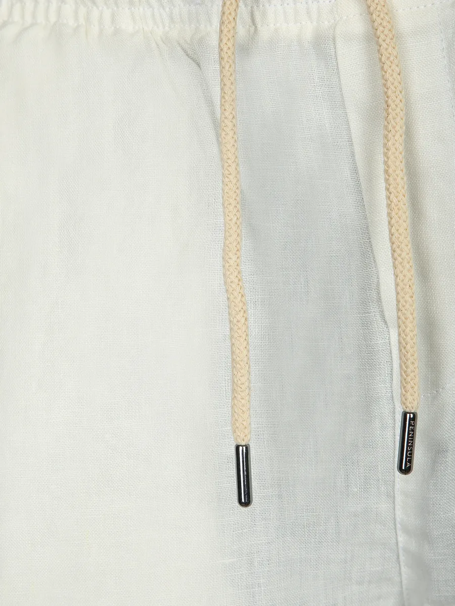 Marzamemi drawstring-waist trousers 5