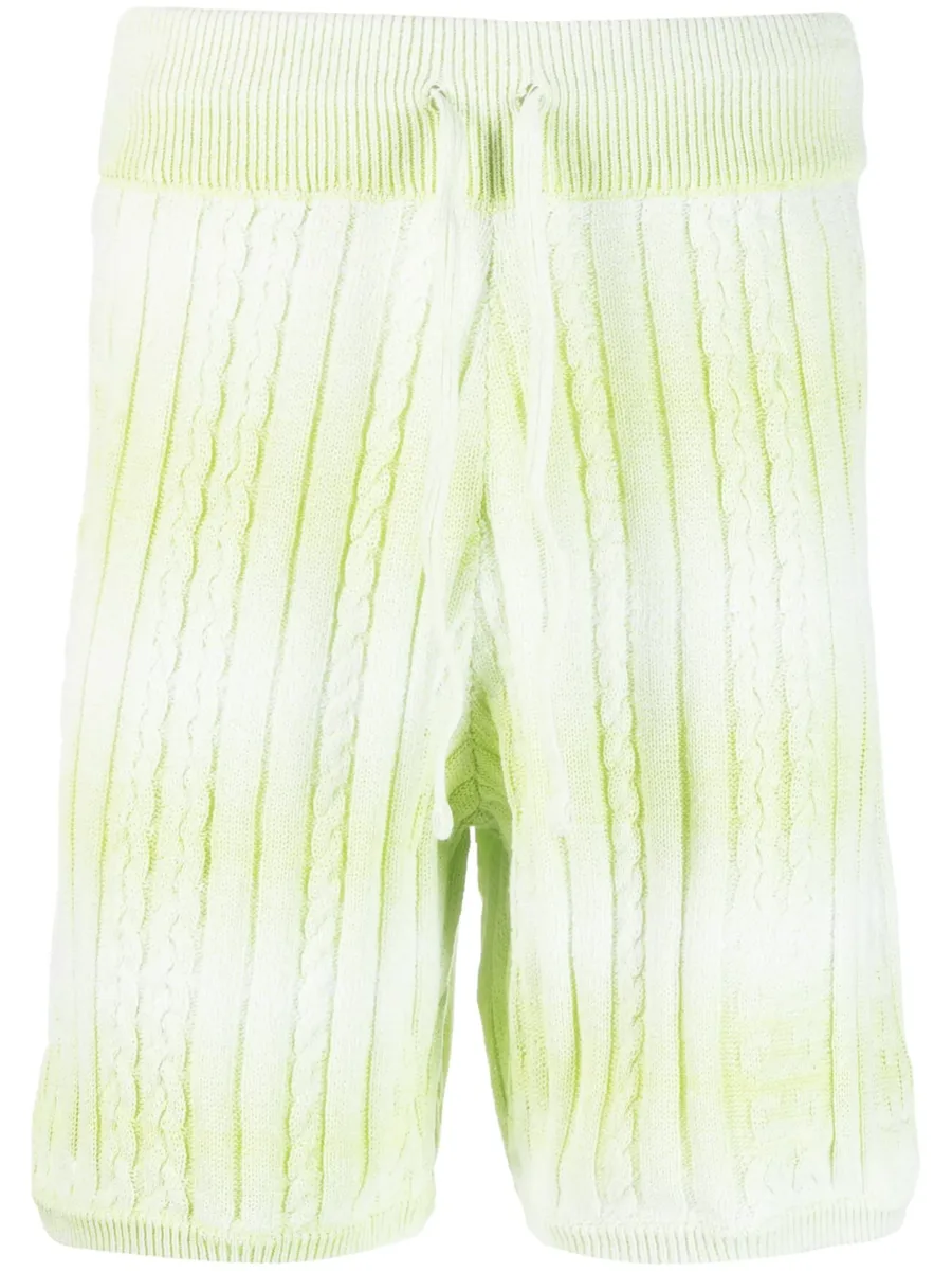 knitted degradé bermuda shorts 2
