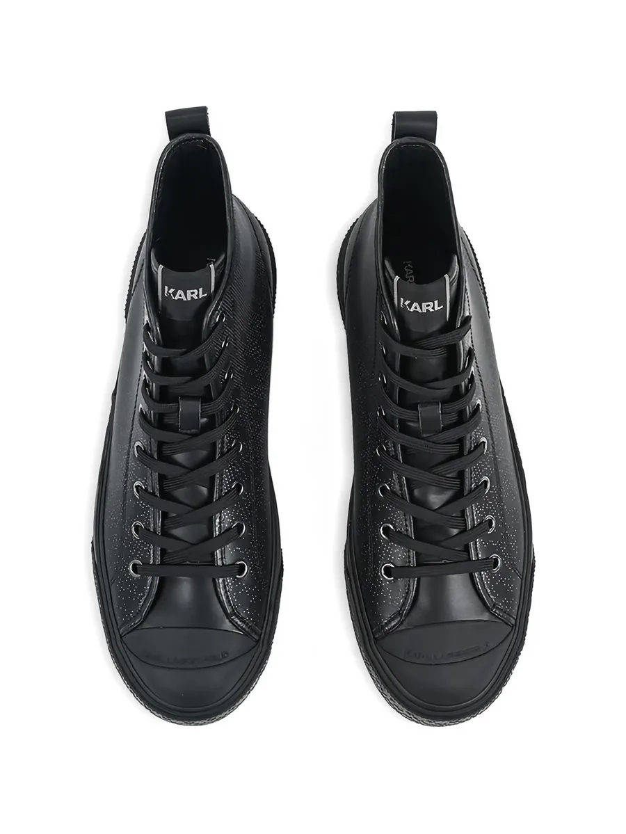 high-top logo sneakers 7