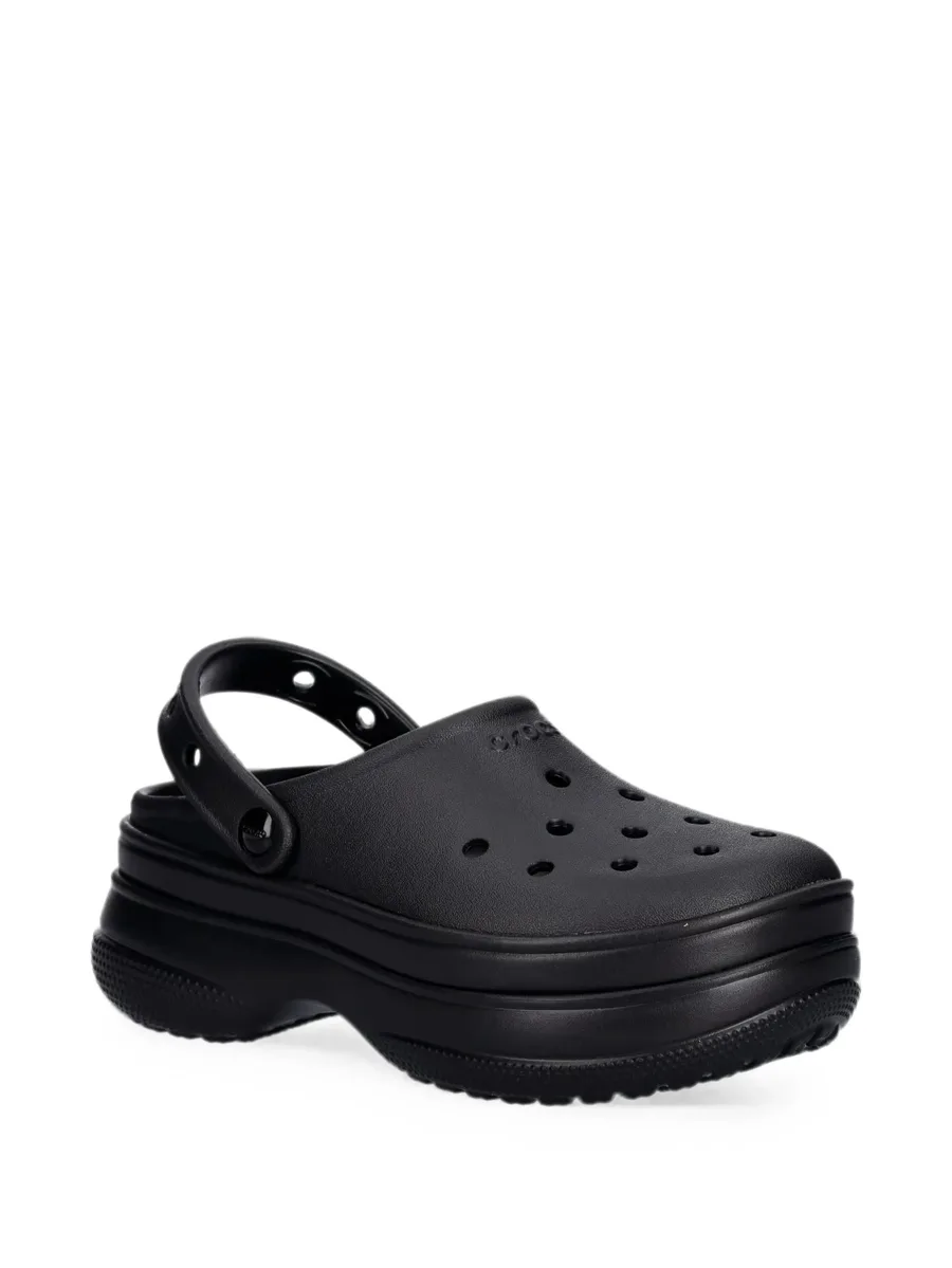 perforated platform clogs 2