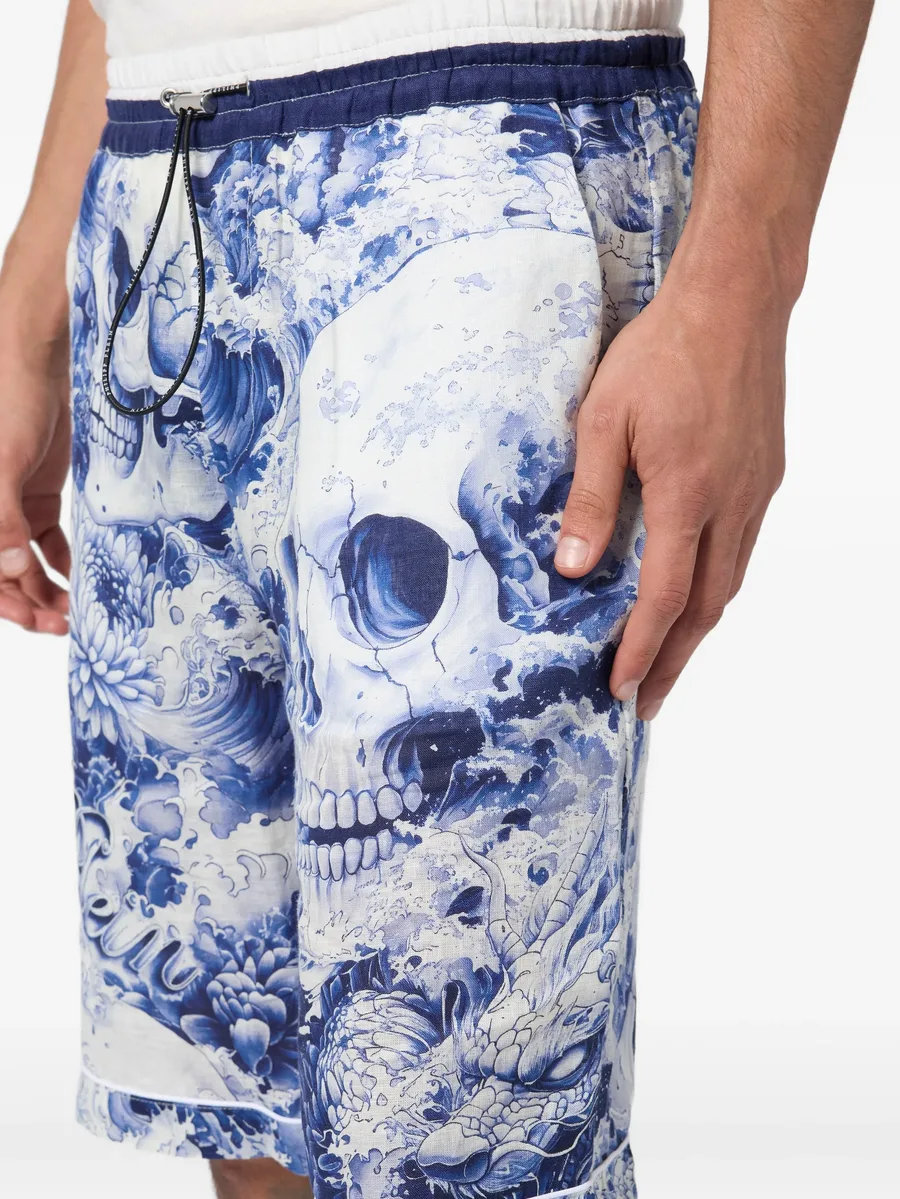 printed bowling shorts 10