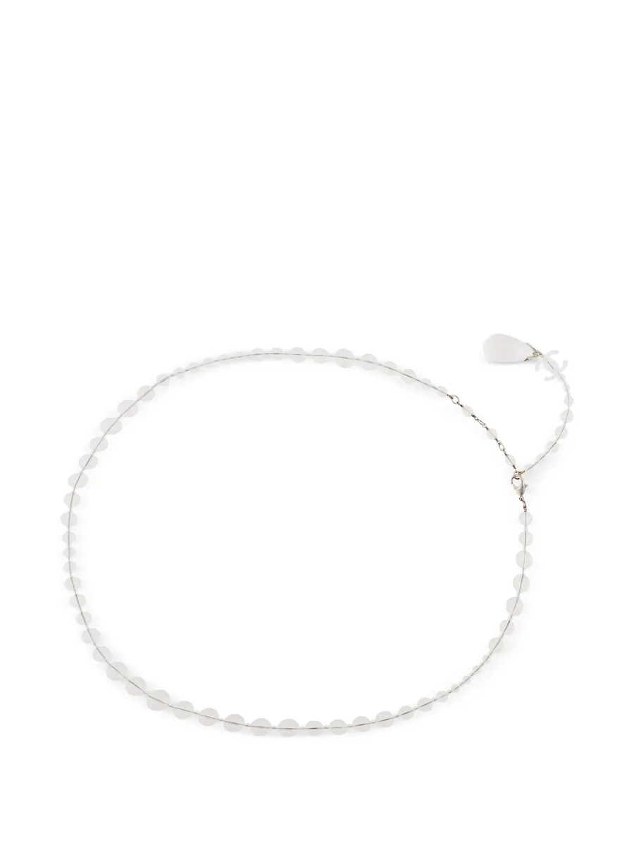 CC-logo charm adjustable belt and necklace 2
