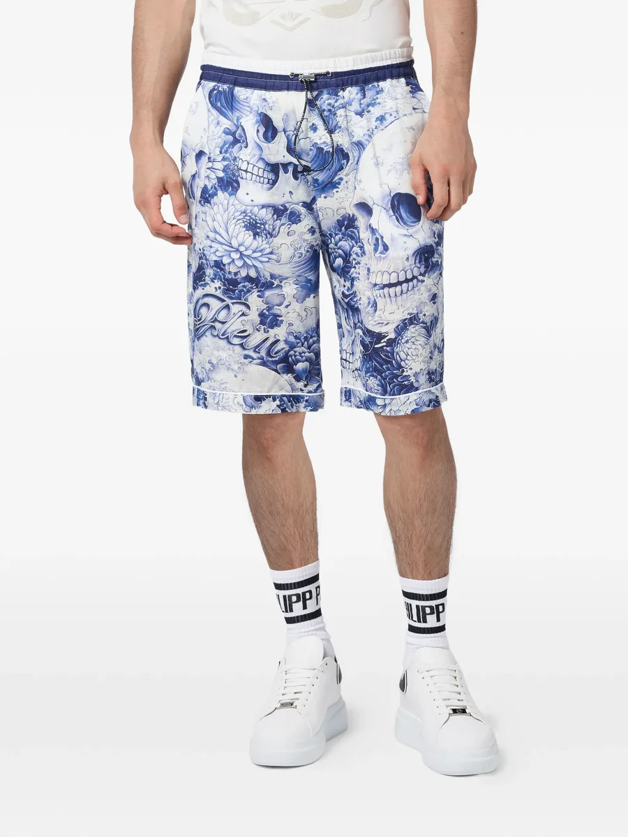 printed bowling shorts 5