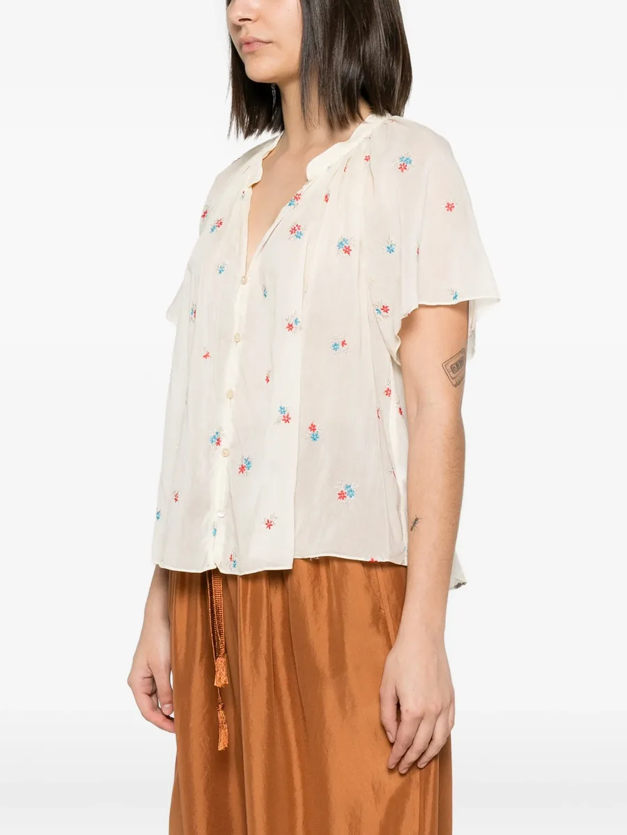 блузка Petites Fleurs со сборками 6