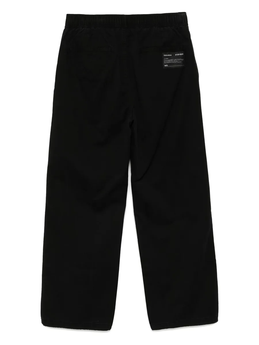 logo-embroidered trousers 3