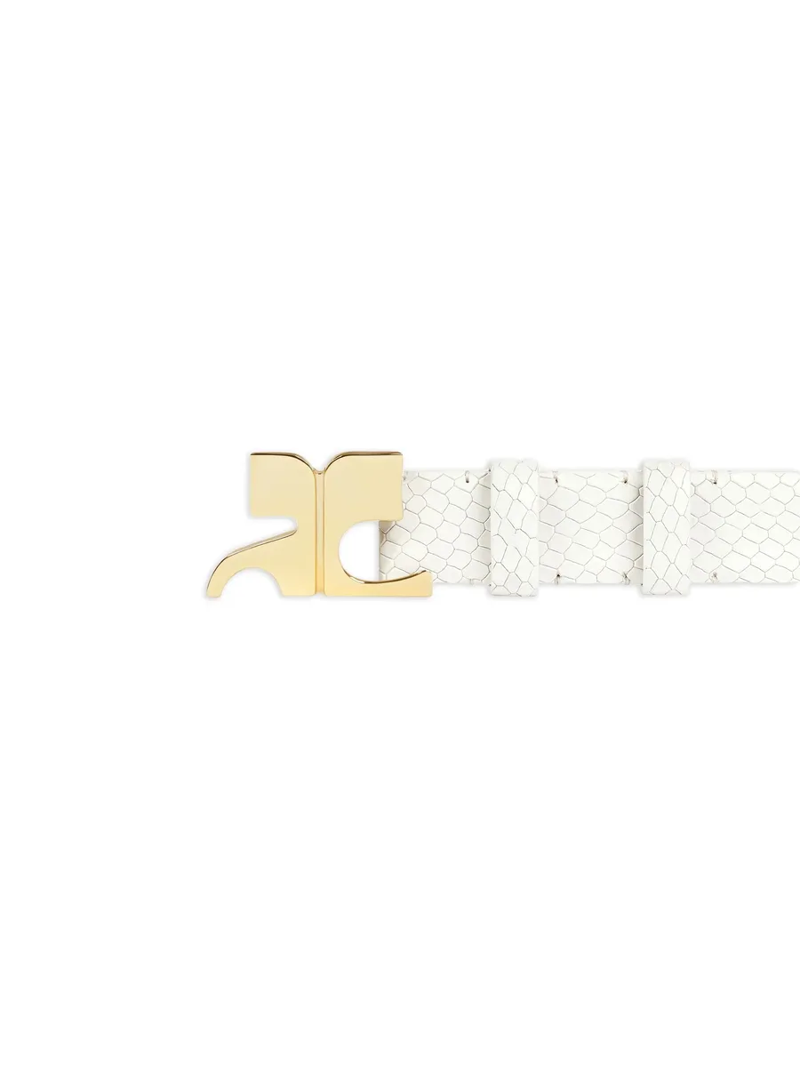 Viper leather belt 6