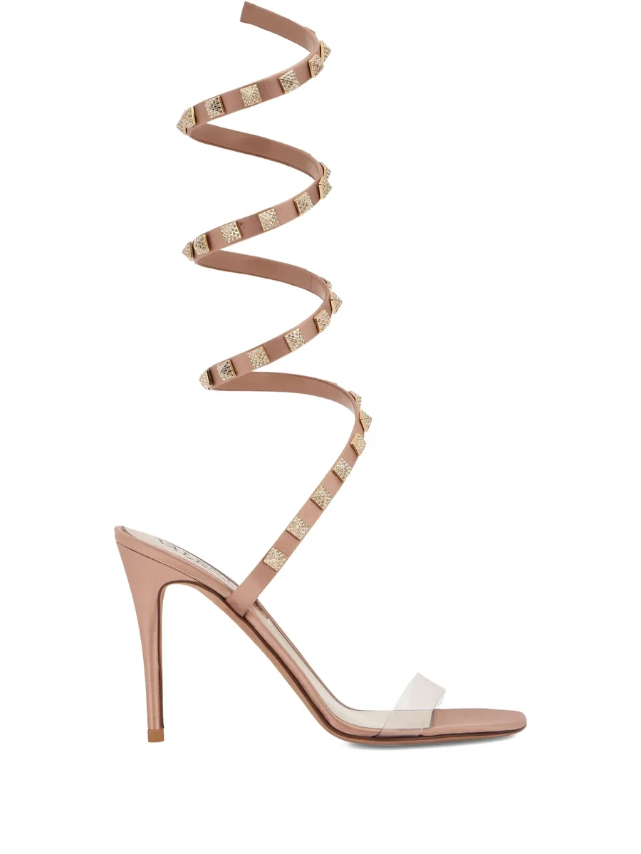 100mm studded spiral sandals 1