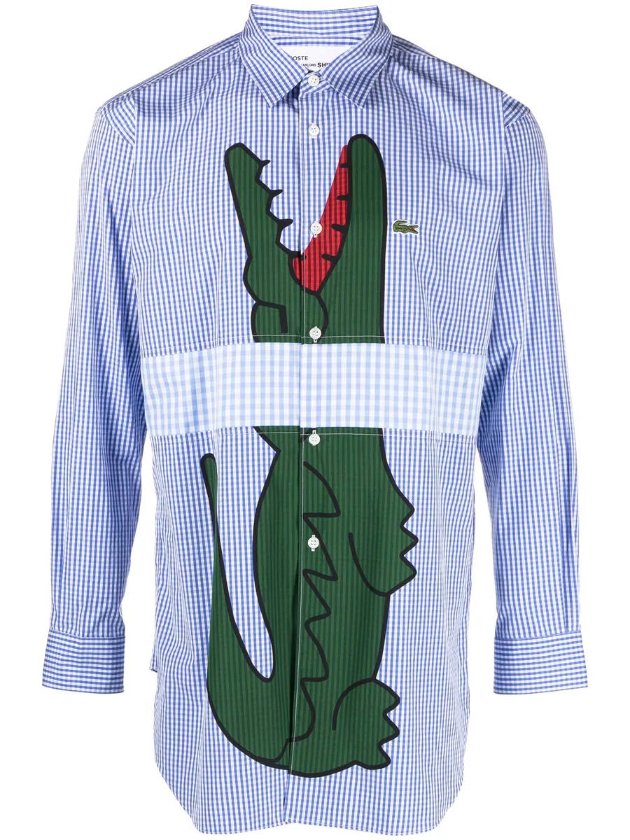рубашка с логотипом из коллаборации с Lacoste 2