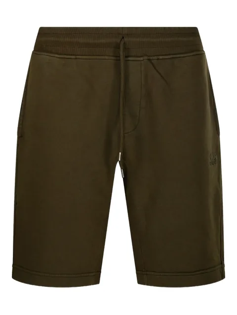 elasticated-waist shorts