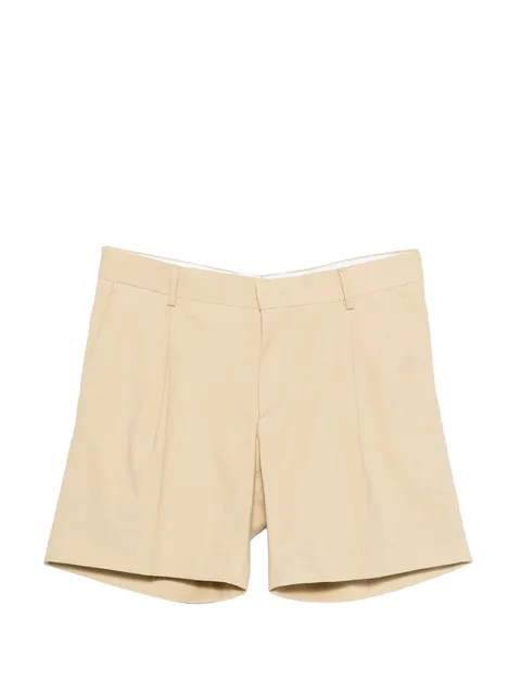 pleated shorts