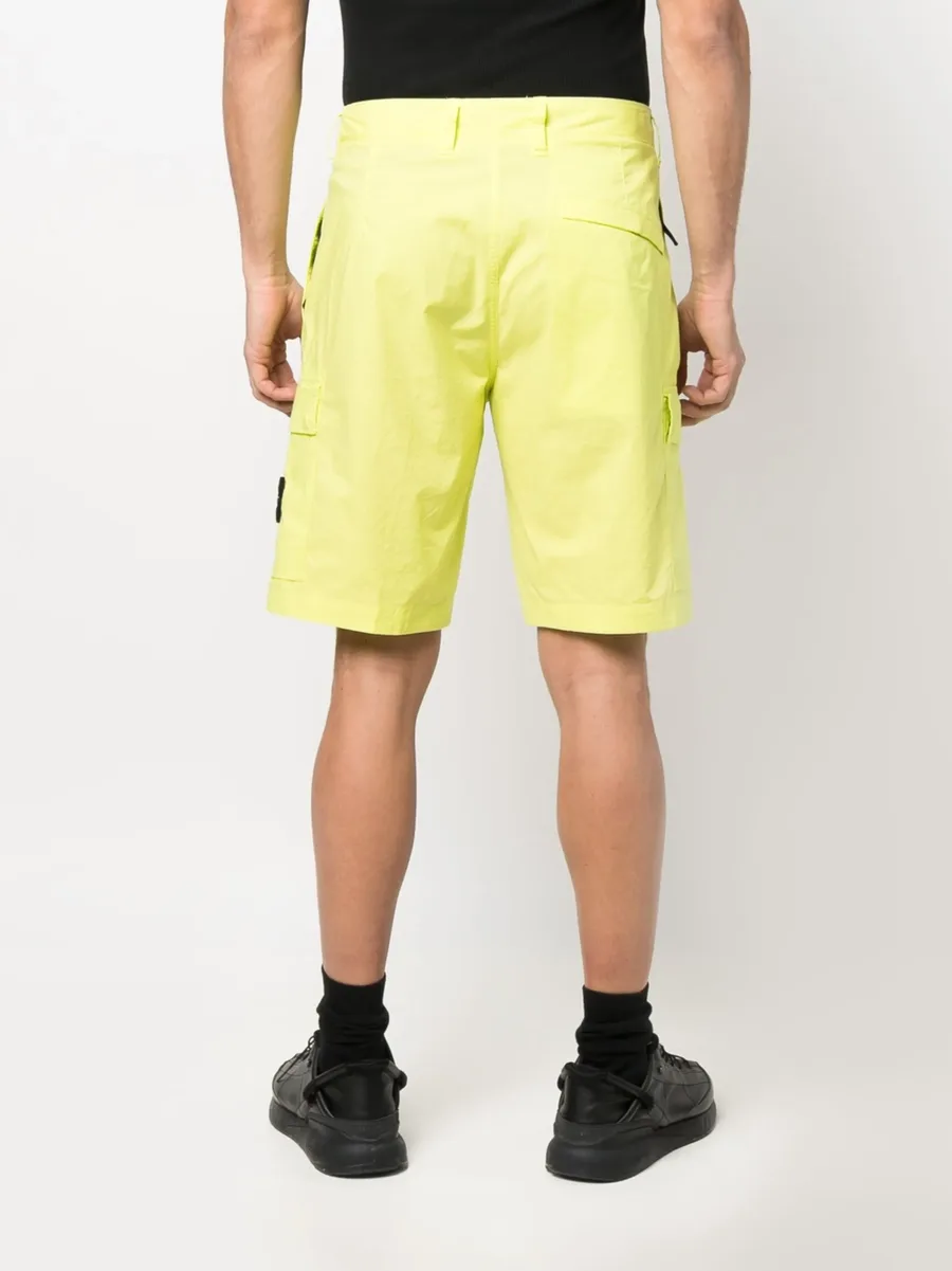 Compass logo-patch cargo shorts 8