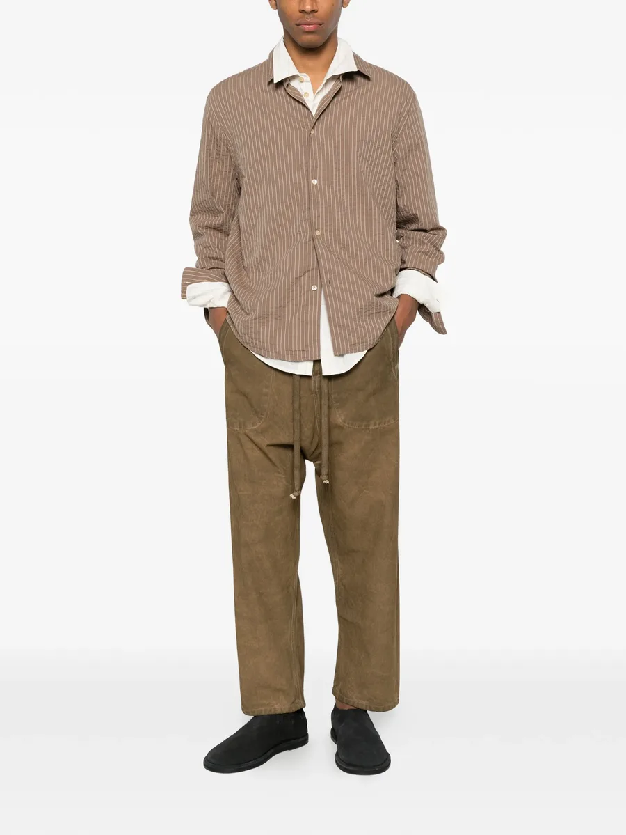 Pagiama drawstring-waist panelled trousers 4