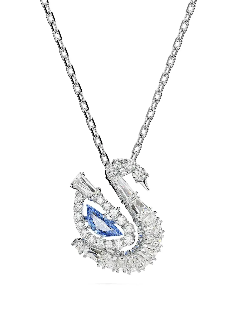 колье Swan с кристаллами 10