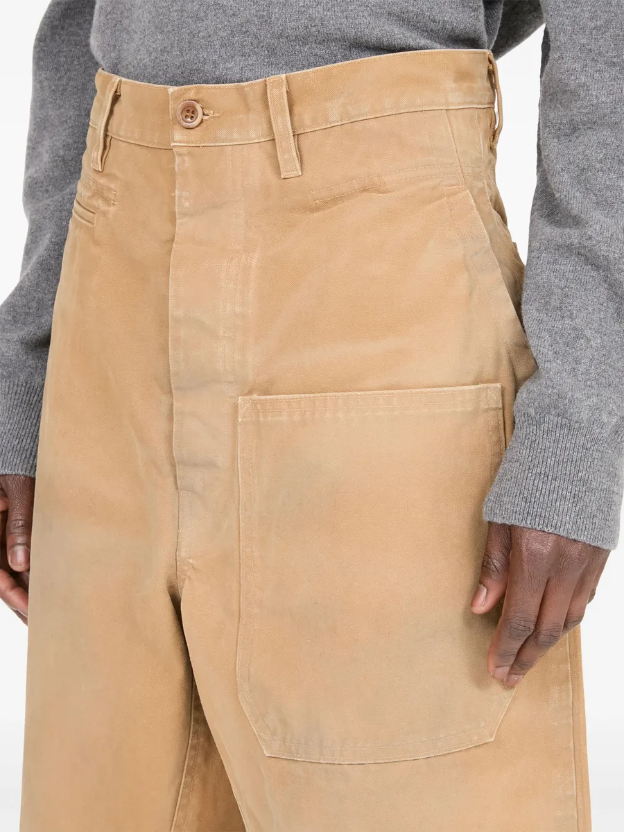 high-waisted cotton shorts 13