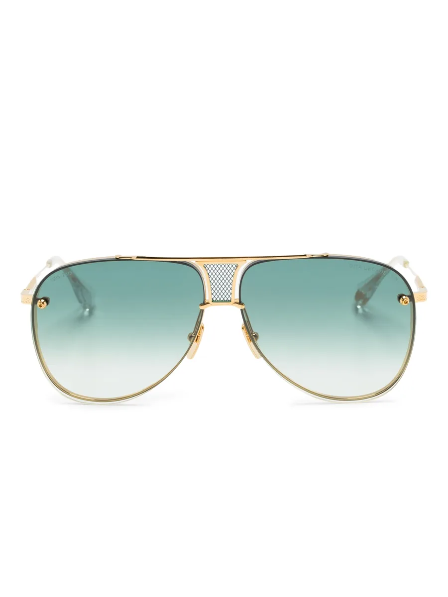 Decade pilot-frame sunglasses 1