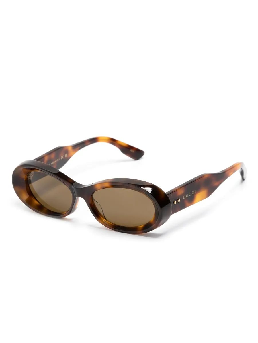 солнцезащитные очки в оправе черепаховой расцветки 3