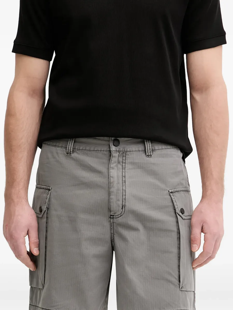 checked cargo shorts 3