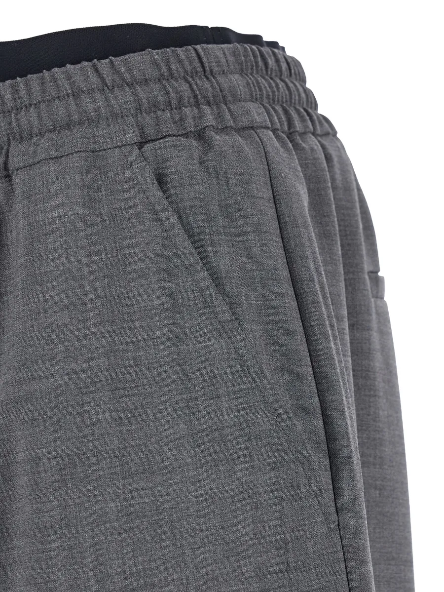 elastic-waistband trousers 5