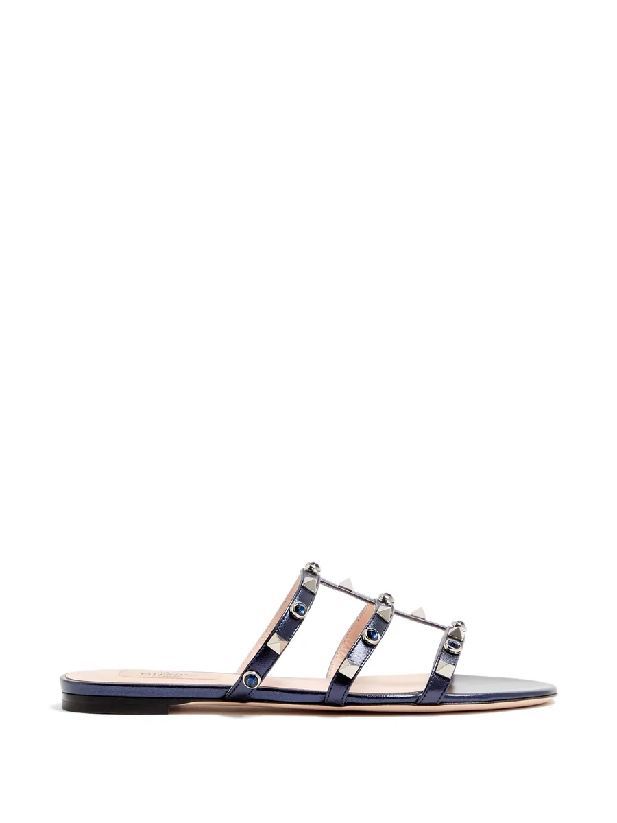 ламинированные босоножки Rockstud с кабошонами 1