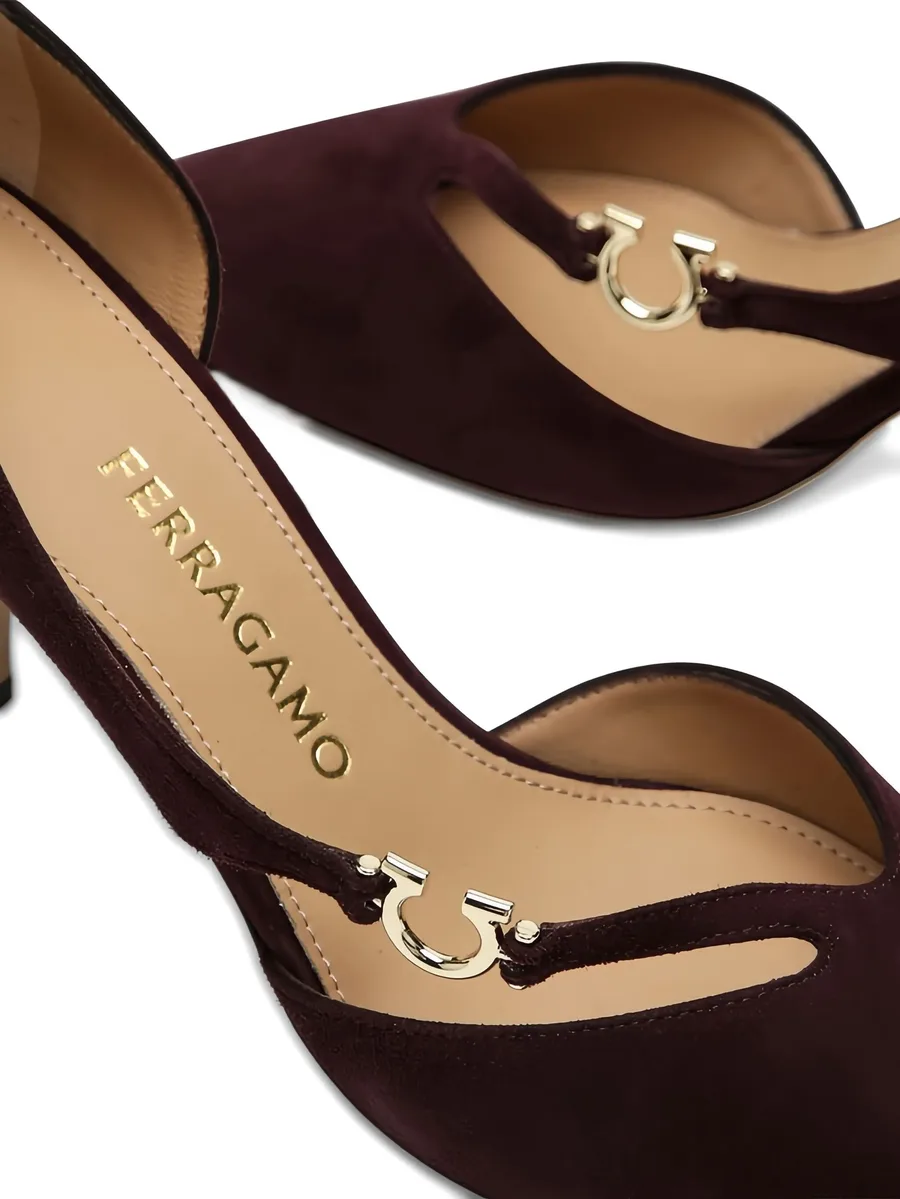 туфли с декором Gancini 7