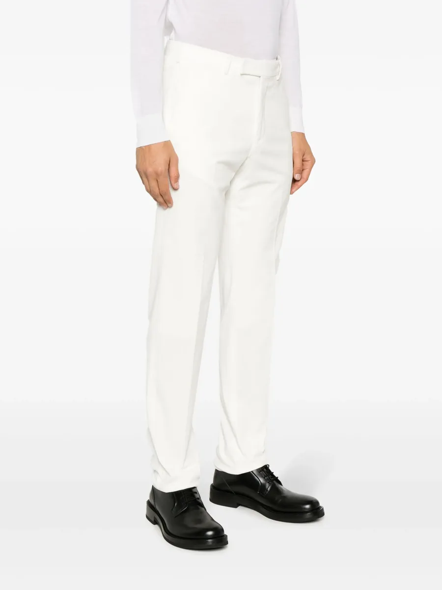 mid-rise straight-leg trousers 5