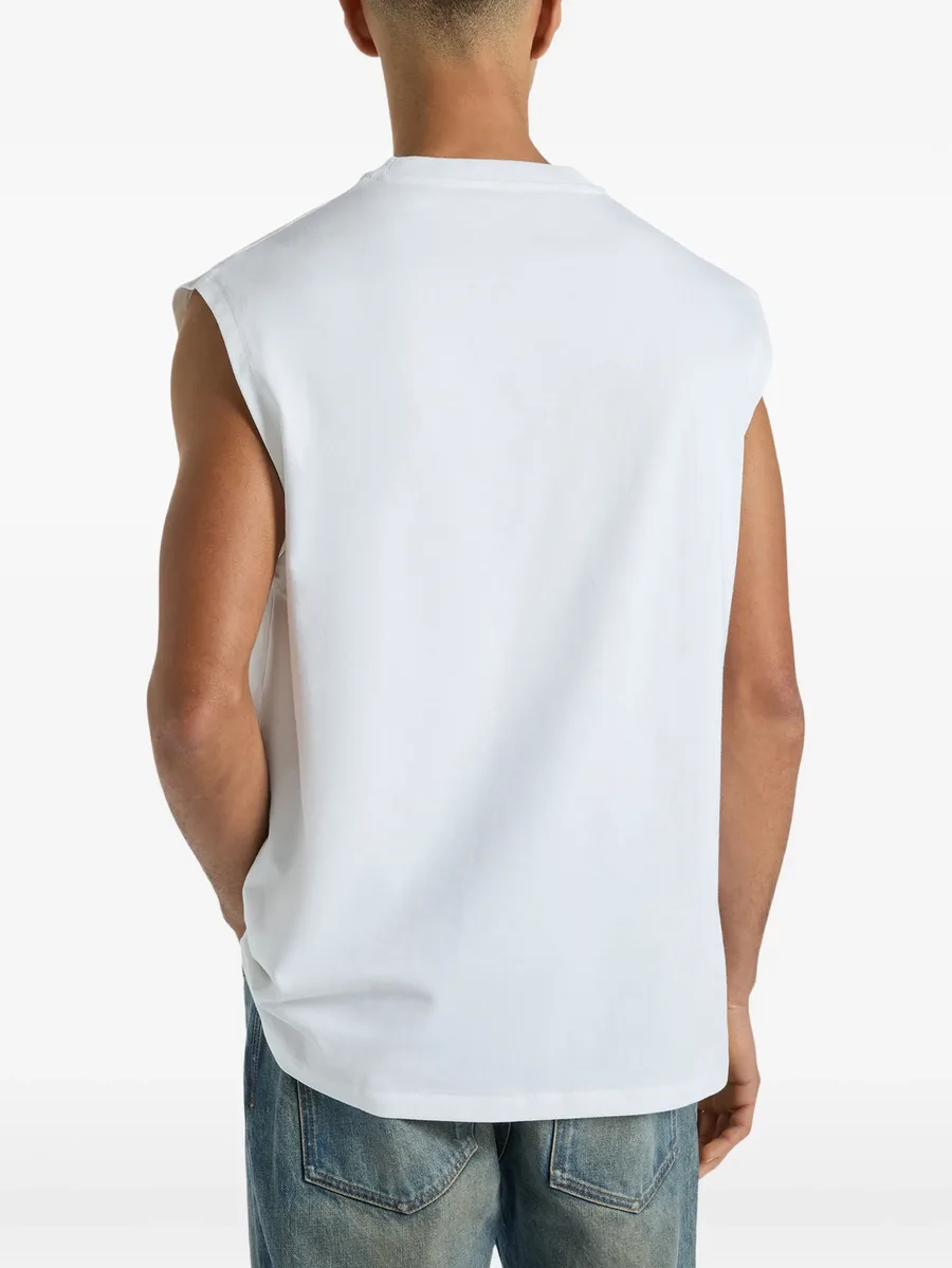 стеганый топ без рукавов Balmain 7
