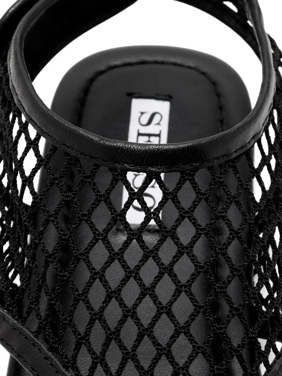 Nika fishnet strap sandals 8