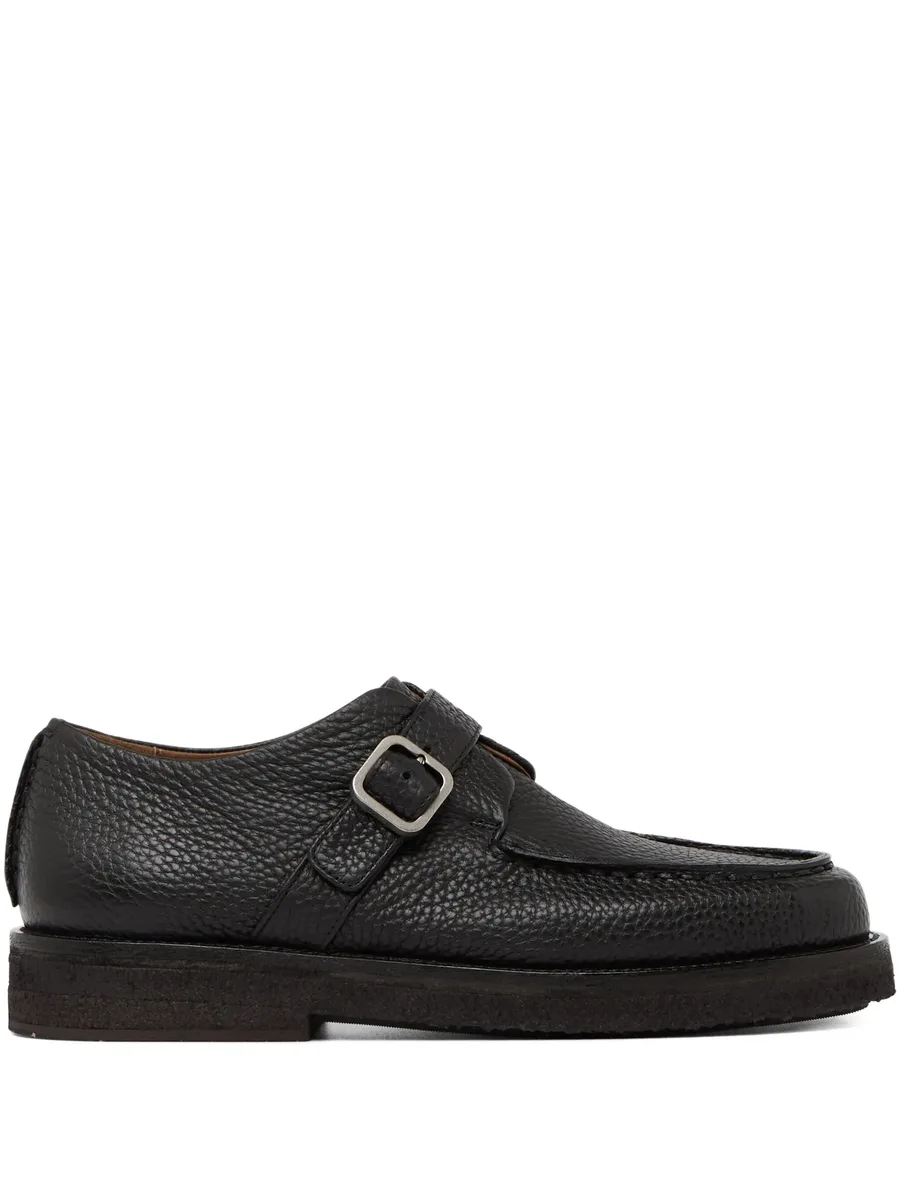 buckled pebbled loafers 2