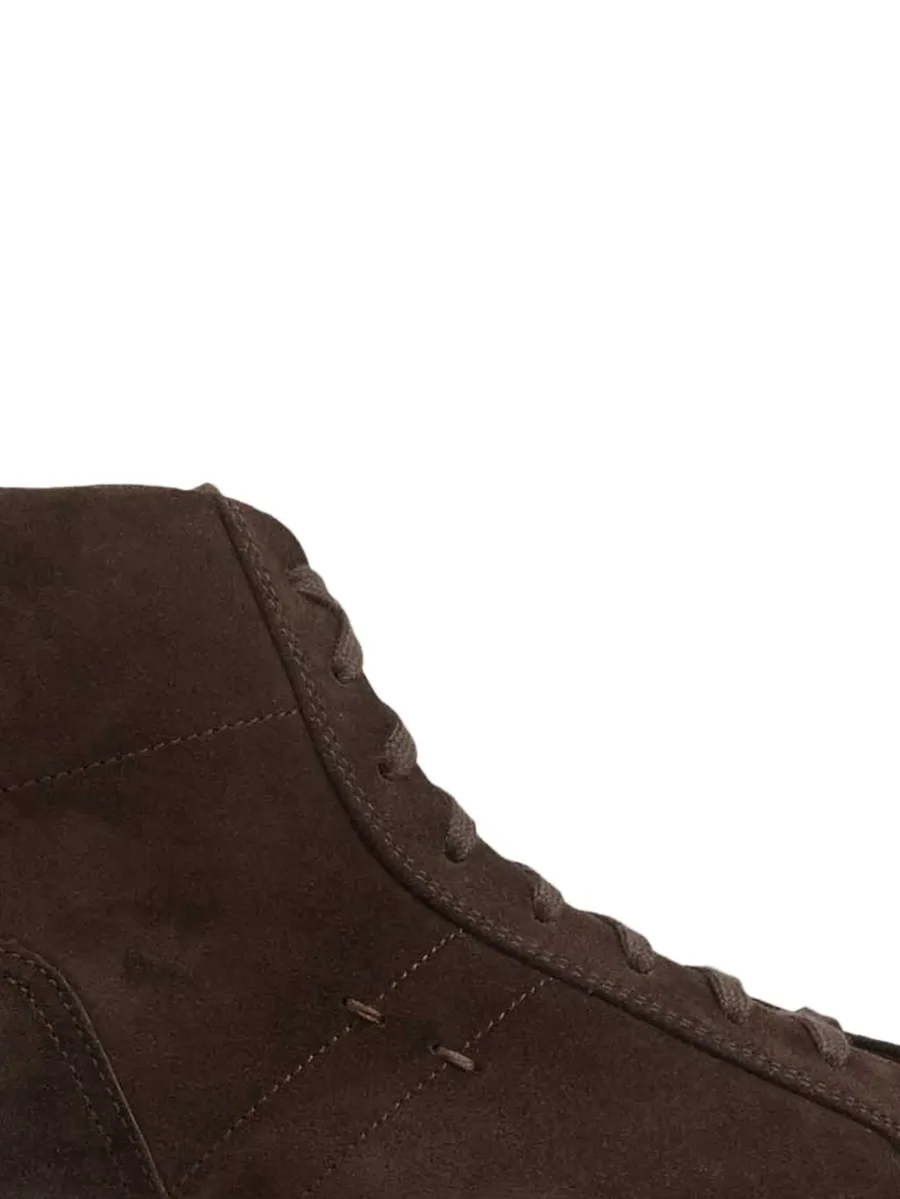 suede high-top trainers 3