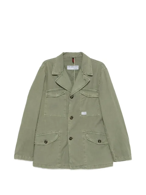 logo-patch jacket