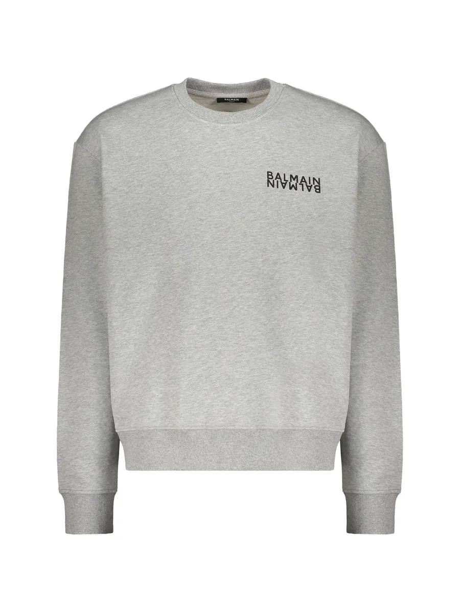 cotton logo sweatshirt 1