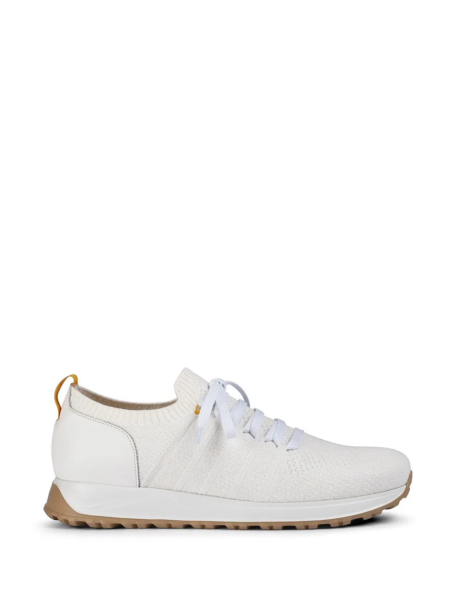 leather technical fabric sneakers 1