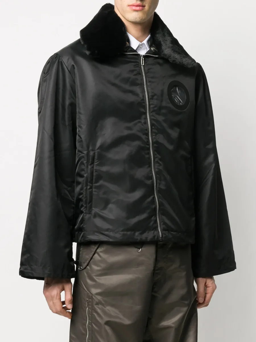 wide collar padded jacket 5