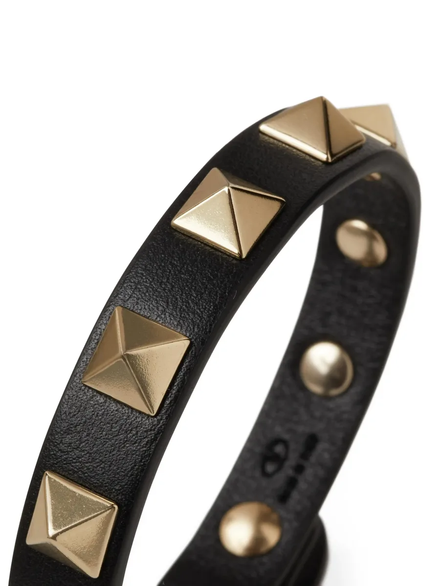 кожаный браслет Rockstud 7