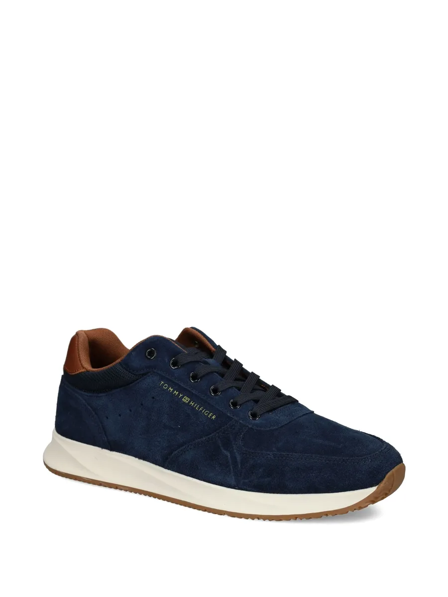 suede-leather sneakers 4