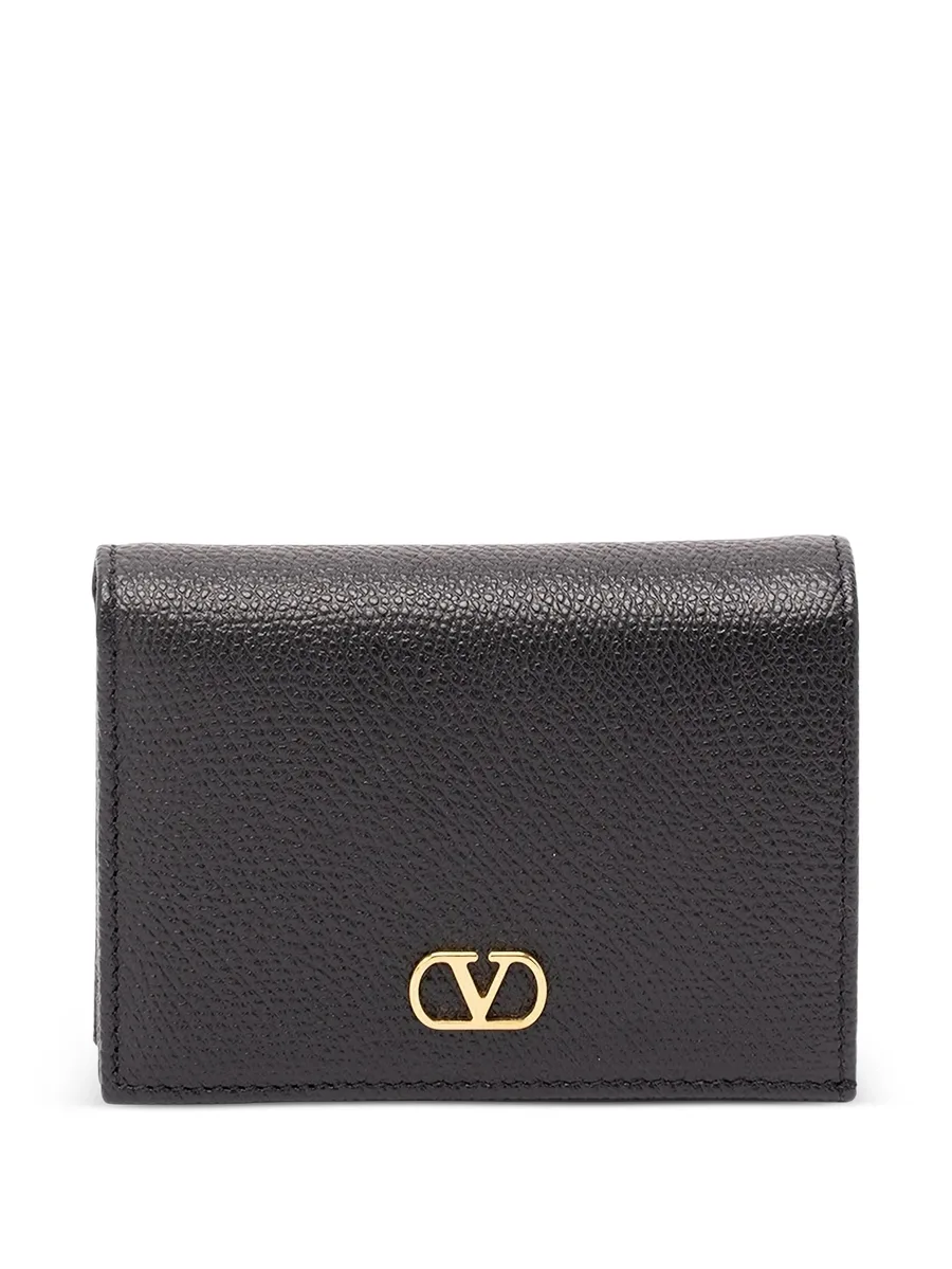 VLogo Signature leather wallet 1