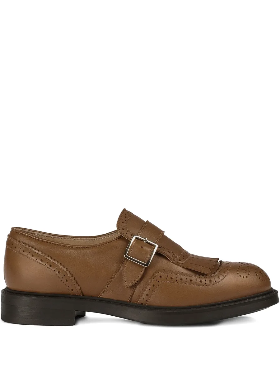 tassel-detail buckled monk shoes 1