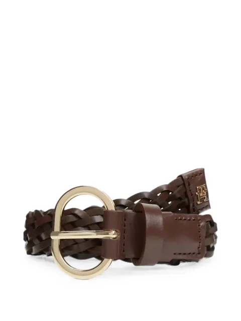 interwoven leather belt