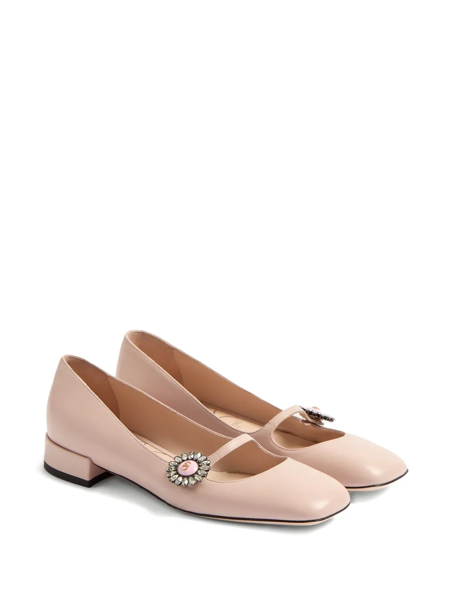 Mary-Jane ballet leather ballerina shoes 3