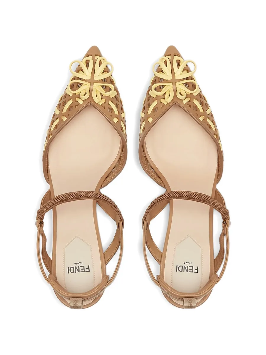 Colibri interwoven flower pumps 7