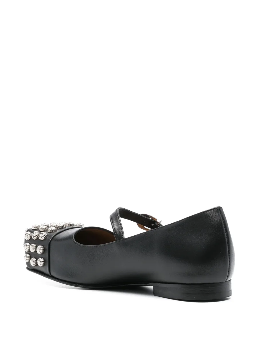 stud-detail ballet flats 5