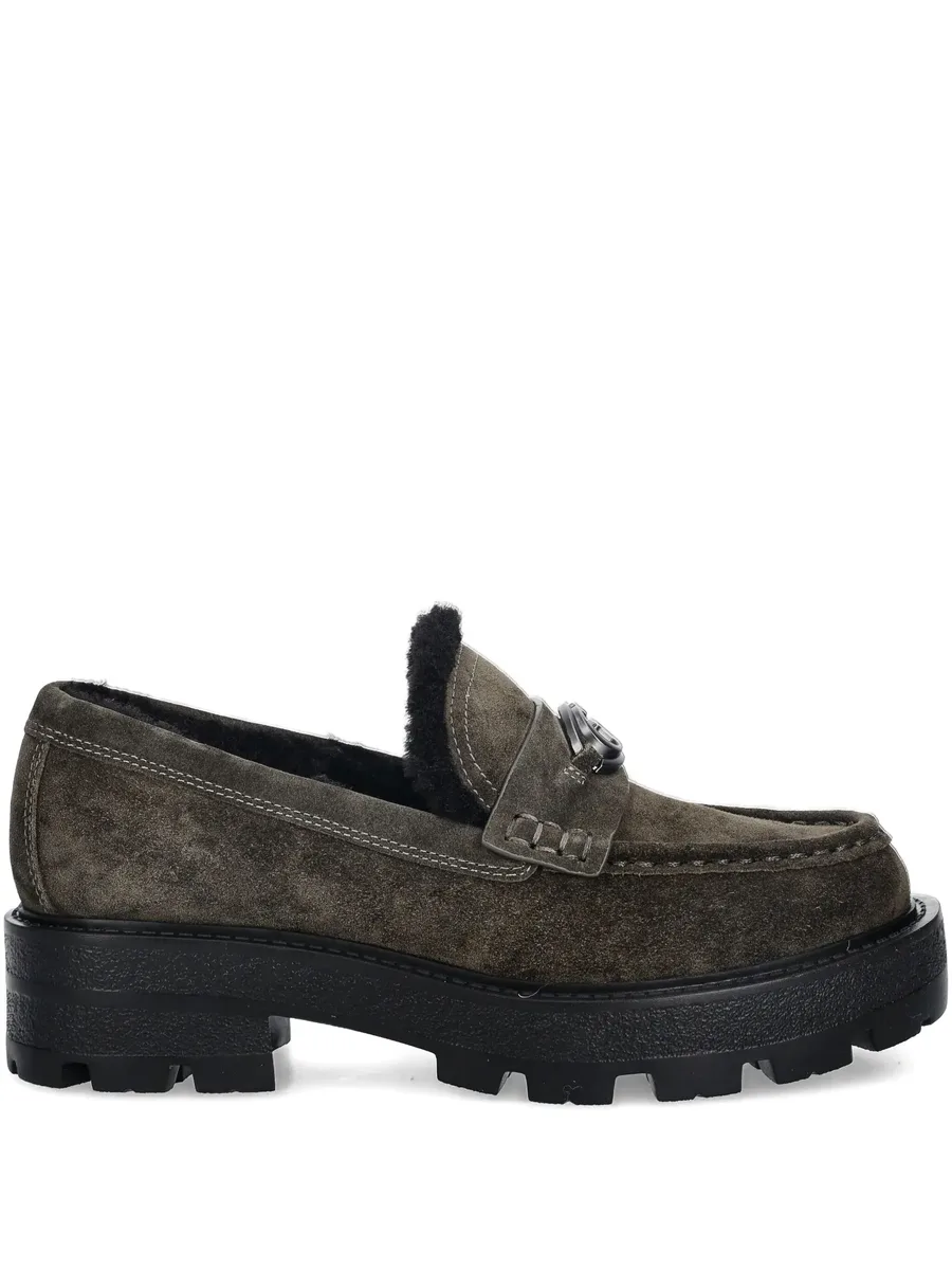 45mm logo-plaque loafers 2