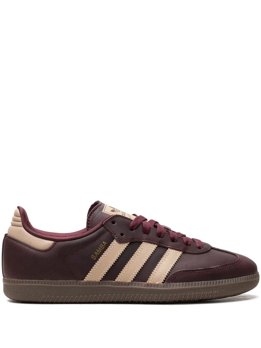 кроссовки Samba OG Maroon/Crystal Sand/Gold Metallic 1