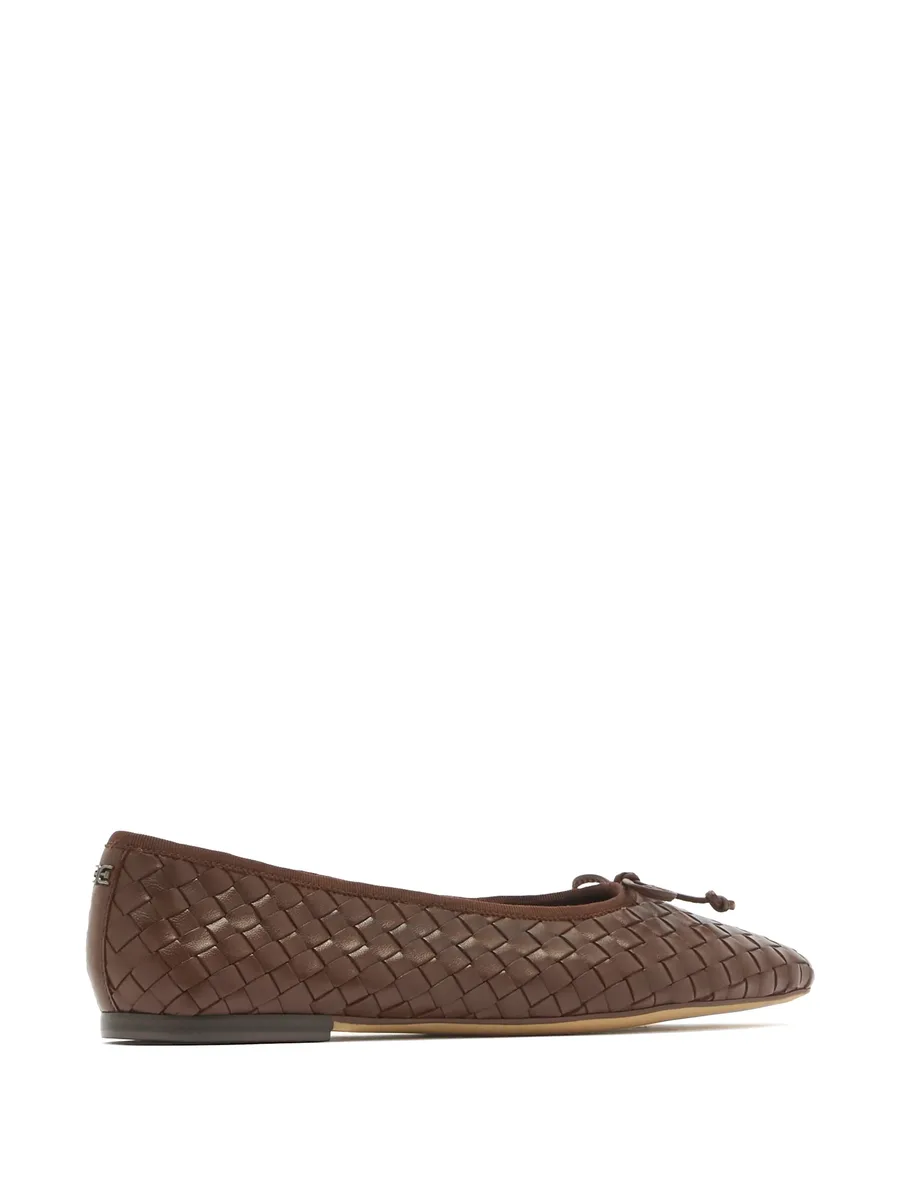 Ruthie woven-design ballet flats 5