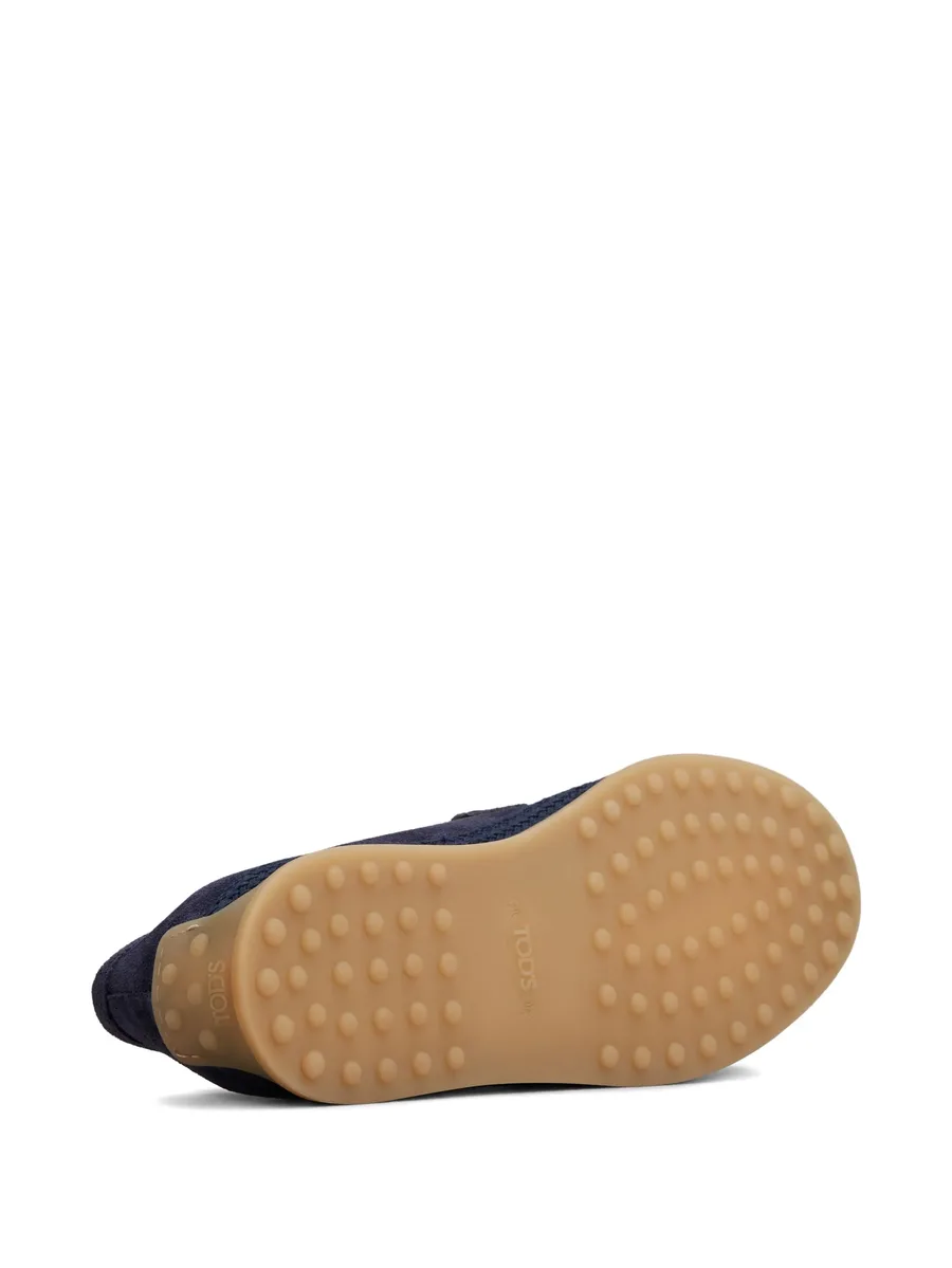 buckle-detail suede loafers 10