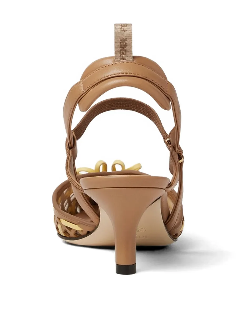 Colibri interwoven flower pumps 6