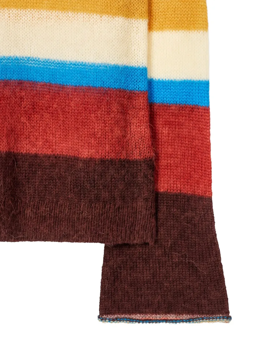 alpaca-wool blend 'signature stripe' sweater 4