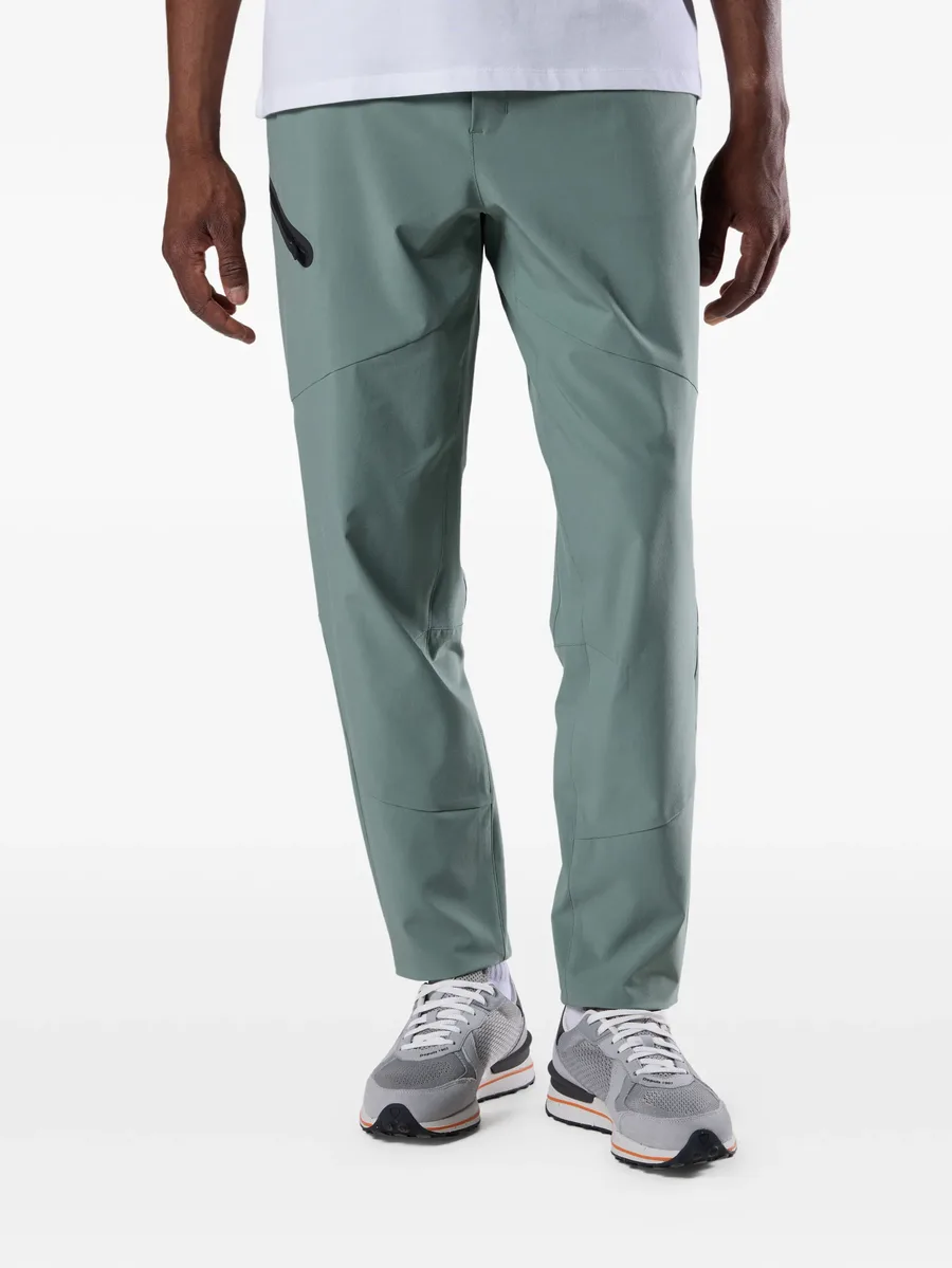 zip pull-on track pants 3
